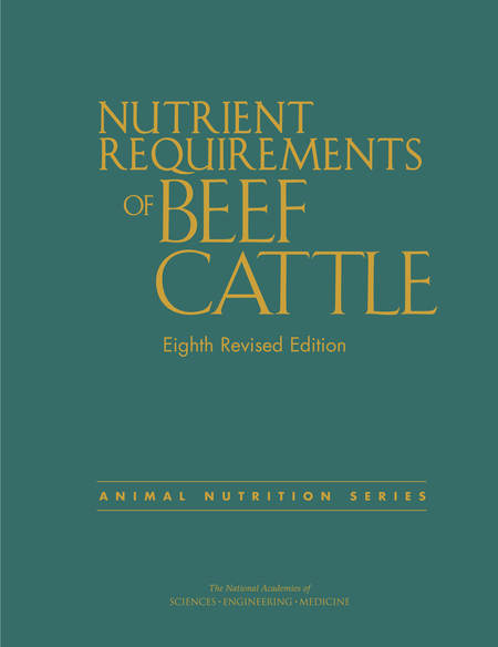 nutrient requirements of beef cattle logo